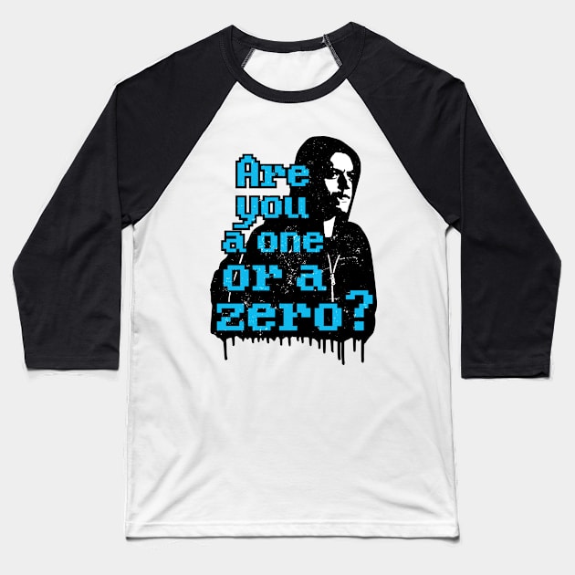 Mr. Robot "Are You A One Or A Zero?" Elliot Alderson Baseball T-Shirt by CultureClashClothing